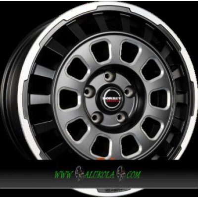 Borbet CW7 7,5x18 5x120 ET53 black polished rim | Zboží Auto