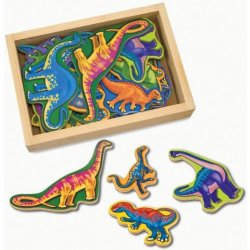 Melissa & Doug Dřevěné magnety dinosauři