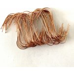 Irisa Vánoční závěsné háčky na vánoční ozdoby měděné Velikost: 3,8 cm Balení: 50ks Barva: měděna – Zboží Dáma