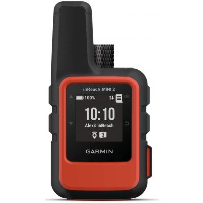 GARMIN satelitní komunikátor - INREACH MINI 2 - černá/červená – Zboží Živě
