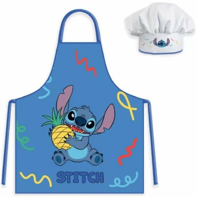 BrandMac Dětská zástěra s kuchařskou čepicí Stitch s ananasem 2 díly – Hledejceny.cz