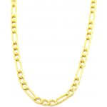 B&B Goldinvestic Zlatý řetízek figaro N4991-585/1000 – Zboží Dáma