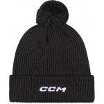 CCM čepice Team Pom Knit SR černá – Sleviste.cz