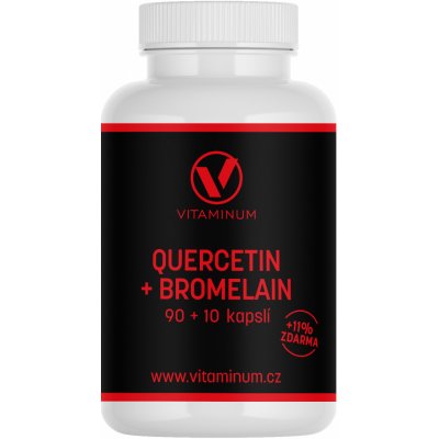 Vitaminum Quercetin + Bromelain 100 kapslí – Hledejceny.cz