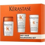 Kérastase Nutritive intenzivně vyživující šampon 80 ml + hloubkově regenerační kondicionér pro suché vlasy 75 ml + termoochranný krém pro uhlazení nepoddajných vlasů 50 ml – Zbozi.Blesk.cz