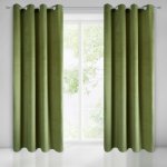 Tmavě olivový zatemňující závěs zelená Šírka 140 cm | Dĺžka 250 cm – Sleviste.cz