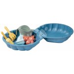 Smoby Pískoviště ekologické mušle sada 2 kusů s bábovičkami Double Mini Sand Pit Green s konvičkou a lopatka s hrabičkami pro malé prostory od 18 m – Hledejceny.cz