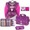 Sady školních pomůcek Scout Alpha Premium Glitter Heart 4-dílný set