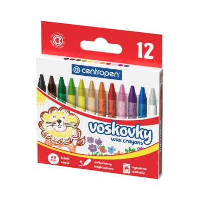 Centropen pastelky voskové 12 barev – Hledejceny.cz