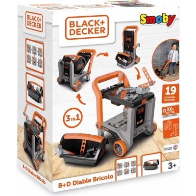 Smoby B&D Dílenský vozík s boxem na nářadí – Hledejceny.cz