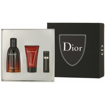 Christian Dior Fahrenheit EDT 100 ml + sprchový gel 50 ml + EDT 3 ml dárková sada