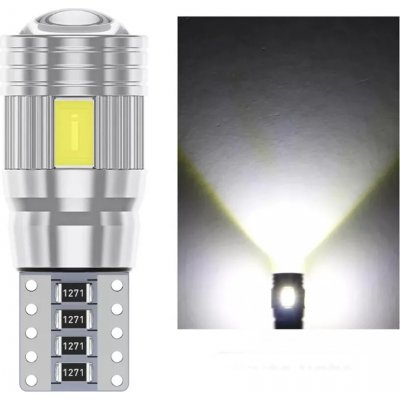 T10 led žárovka CANBUS 6 smd DC12V Bílá – Hledejceny.cz