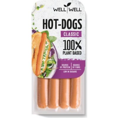 Well Well Párky Vegi Hot-Dogs Classic 200 g