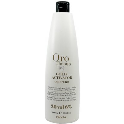 Fanola Oro Therapy 24k Gold Activator Oro Puro vyvíjecí emulze 6% 20 Vol. 1000 ml