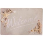 Home Styling Collection WELCOME béžová vícebarevná 58 x 38 cm – Zboží Dáma