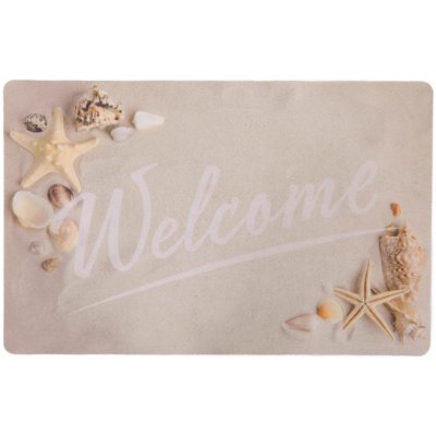 Home Styling Collection WELCOME béžová vícebarevná 58 x 38 cm – Zboží Dáma