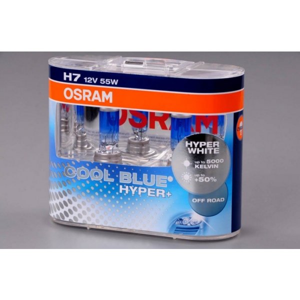 Osram Cool Blue Hyper H7 PX26d 12V 55W od 555 Kč - Heureka.cz