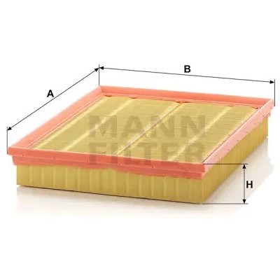 MANN FILTER Vzduchový filtr C 33 189 – Hledejceny.cz
