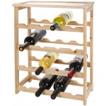 Edco Stojan na víno dřevěný 16 lahví – Zboží Dáma