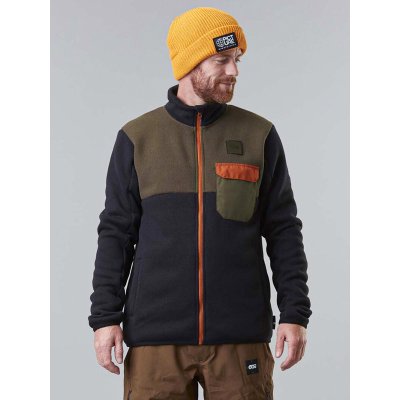 Picture Dauwy Polartec DARK ARMY GREEN mikiny na zip