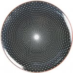 Clayre & Eef Černý jídelní talíř Blackin 26 cm – Zboží Dáma