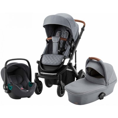 Britax Set Smile III + korba + autosedačka Baby Safe 3 i-Size 2022 Nordic Grey – Sleviste.cz