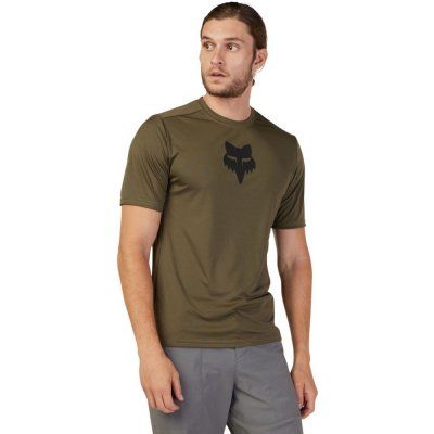 Fox Ranger SS Jersey Lab Head Olive Green – Zboží Mobilmania