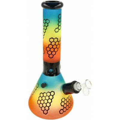 Super Heroes Skleněný bong Beaker Rainbow Colors 35 cm – Hledejceny.cz