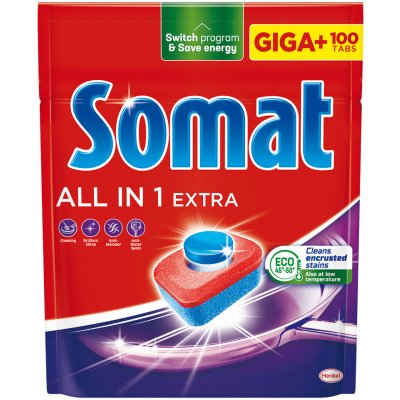 Somat All in 1 Extra tablety do automatické myčky na nádobí 100 ks – Zboží Dáma