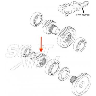 Suzuki Ozubené kolo č.3 2433110G00 | Zboží Auto