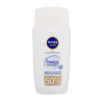 Nivea Sun Triple Protect OF50+ hydratační pleťový krém na opalování 40 ml