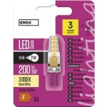 Emos LED žárovka Classic JC, 2W, G4, teplá bílá – Zboží Živě
