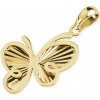 Přívěsky Luxur přívěšek Motýl ve žlutém zlatě 1121314 0 0 0