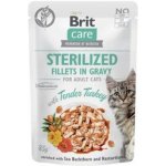 Brit Care Cat Sterilized Fillets in Gravy Tender Turkey 85 g – Sleviste.cz