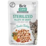 Brit Care Cat Fillets in Gravy Steril. Tend.Turkey 85 g – Hledejceny.cz