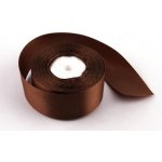 Stuha saténová 4cm x 23m HNĚDÁ – Zboží Dáma