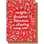 Chaukiss Mějte krásné Vánoce a šťastný nový rok – Zboží Dáma