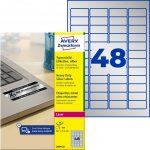 Avery Zweckform L6009-20 Velmi odolné etikety 45,7x21,2mm 960 ks stříbrná – Hledejceny.cz