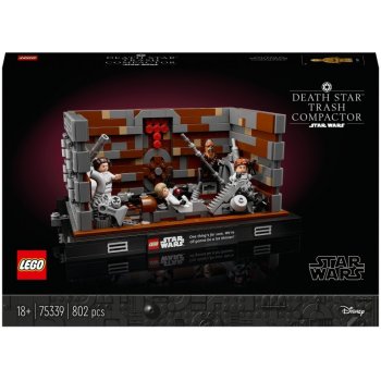 LEGO® Star Wars™ 75339 Drtič odpadků Hvězdy smrti diorama