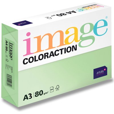 Papír barevný A3 80 g Image Coloraction MA42 Java středně zelená 500 ks – Sleviste.cz