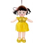 Mikrotrading Viktorka hadrová žlutá 32 cm česky mluvící – Zboží Mobilmania