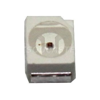 Hebei LED SMD PLCC2 stud. bílá 1500mcd 120° PLCC2LW6CT