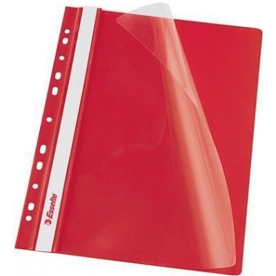 Desky s rychlovazačem a multiperforací Esselte, červená – Zboží Živě