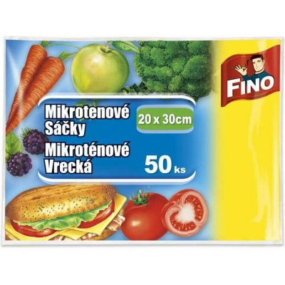 FINO Mikrotenové sáčky 20x30 cm (50 ks), 7 μm – Hledejceny.cz