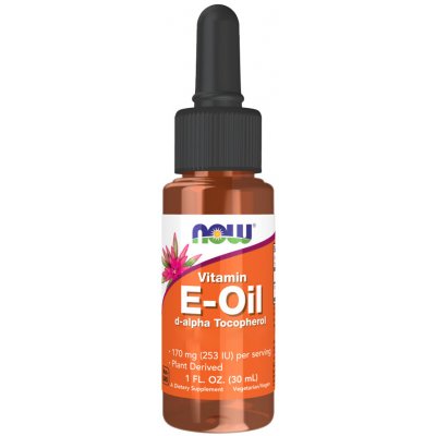 NOW Foods Vitamin E Liquid 90 IU 150 dávek 30 ml – Hledejceny.cz