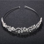 B-TOP Dámská čelenka do vlasů s kamínky CRYSTAL LEAVES – Zboží Dáma