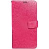 Pouzdro a kryt na mobilní telefon Samsung MEZZO Book Samsung Galaxy A55 5G mandala magenta