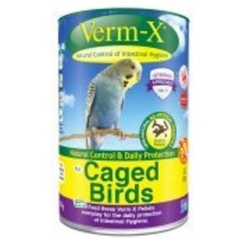 Verm-X Přírodní pelety proti střevním parazitům pro ptáky 100 g