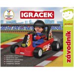Efko 21021 Igráček Závodník s červenou motokárou – Zboží Dáma