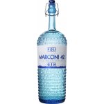 Marconi 42 Gin Jacopo Poli 42% 0,7 l (holá láhev) – Zboží Dáma